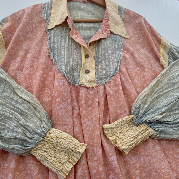 Oli & Hali Multicolor Blouse with Yellow Accents - Picture 6 of 15